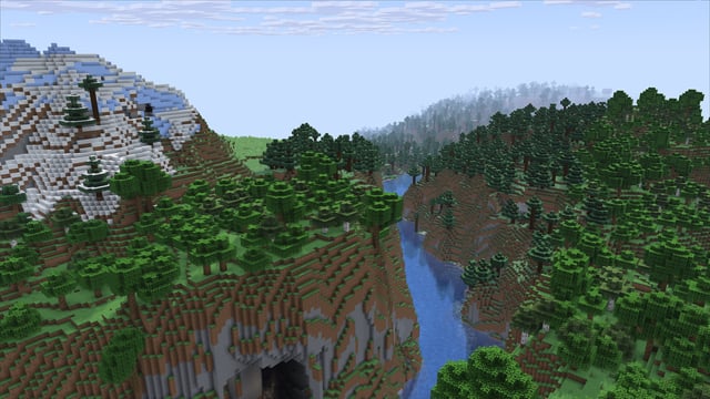 Ice Mountain River scene preview