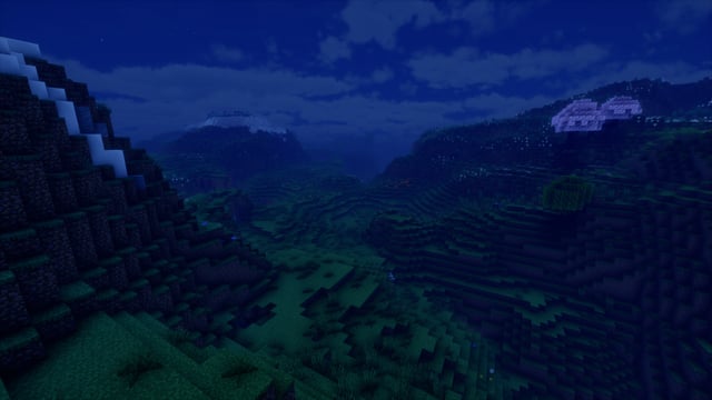 Bliss Shaders — Hills (Night)