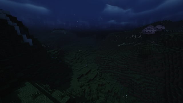 AstraLex Shaders — Hills (Night)